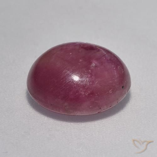 9,17 ctw natürlicher rötlich-lila Sternrubin, Oval, Lichtundurchlässig