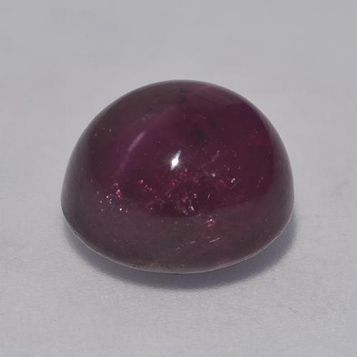 7,07 ctw natürlicher roter Stern-Rubin, Oval Schliff, Lichtundurchlässig