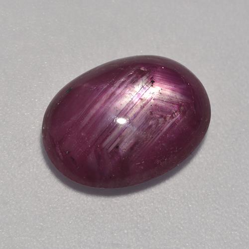 9,17 ctw natürlicher tiefrot Sternrubin, Oval Schliff, Lichtdurchlässig
