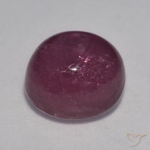 9,17 ctw natürlicher Mittel-Dunkelviolett Sternrubin, Oval, Lichtundurchlässig