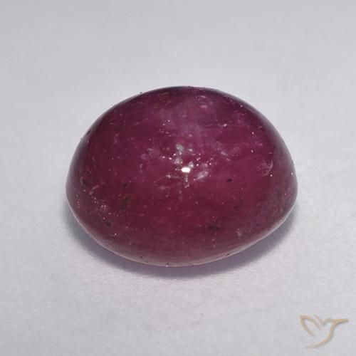 9,17 ctw natürlicher Himbeerrot Sternrubin, Oval, Lichtundurchlässig