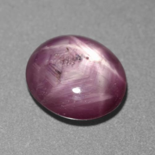 1,83 ctw natürlicher purpurfarbener Stern-Rubin, Oval Schliff, Lichtdurchlässig