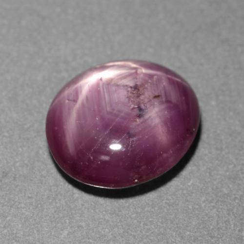 1,83 ctw natürlicher purpurfarbener Stern-Rubin, Oval Schliff, Lichtdurchlässig