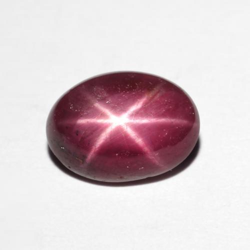 3,19 ctw natürlicher roter Stern-Rubin, Oval Schliff, Lichtundurchlässig