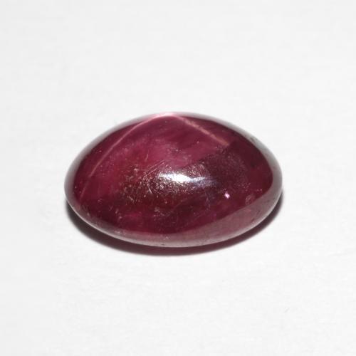 3,19 ctw natürlicher roter Stern-Rubin, Oval Schliff, Lichtundurchlässig