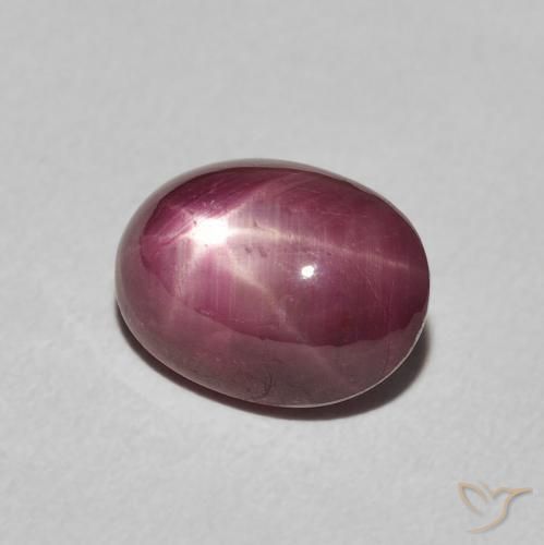 9,17 ctw natürlicher Medium Light-Purple Sternrubin, Oval, Lichtundurchlässig