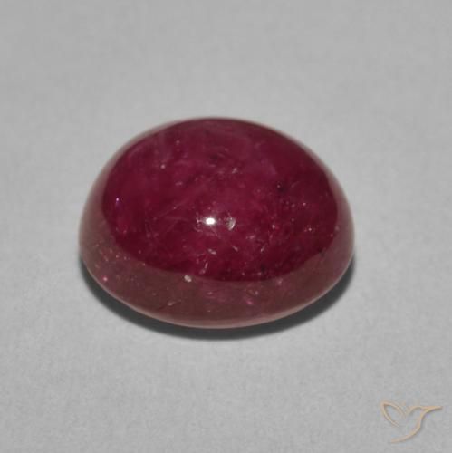 9,17 ctw natürlicher Beeren Lila Sternrubin, Oval, Lichtundurchlässig