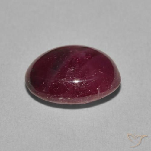 9,17 ctw natürlicher Beeren Lila Sternrubin, Oval, Lichtundurchlässig