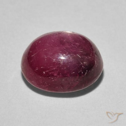 9,17 ctw natürlicher Marmelade Rot Sternrubin, Oval, Lichtundurchlässig