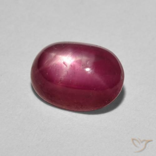 9,17 ctw natürlicher Marmelade Rot Sternrubin, Oval, Lichtundurchlässig