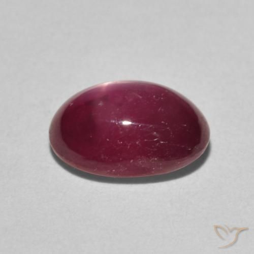 9,17 ctw natürlicher Marmelade Rot Sternrubin, Oval, Lichtundurchlässig