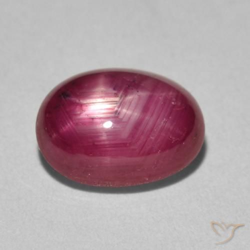 3.63ct Natürlicher Marmelade Rot Sternrubin, Oval, Lichtundurchlässig