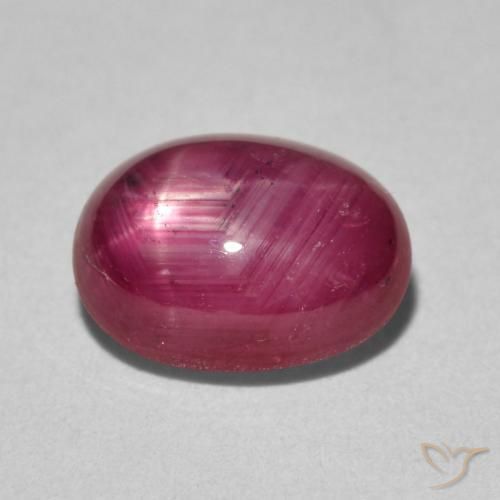 9,17 ctw natürlicher Marmelade Rot Sternrubin, Oval, Lichtundurchlässig
