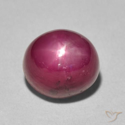 5.96ct Natürlicher Marmelade Rot Sternrubin, Oval, Lichtundurchlässig