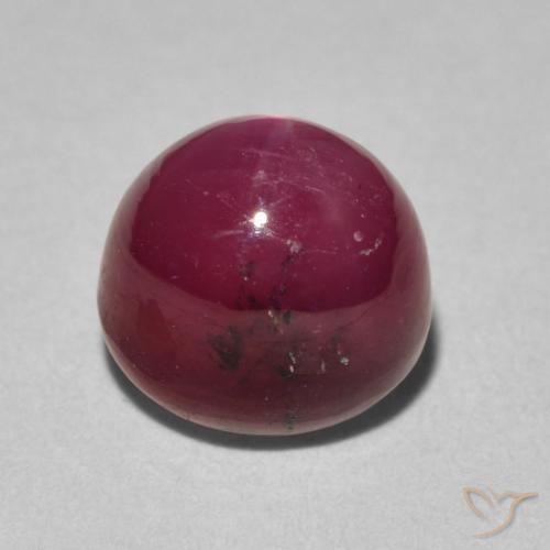 9,17 ctw natürlicher Marmelade Rot Sternrubin, Oval, Lichtundurchlässig
