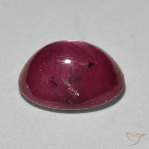 9,17 ctw natürlicher Weinrot Sternrubin, Oval, Lichtundurchlässig