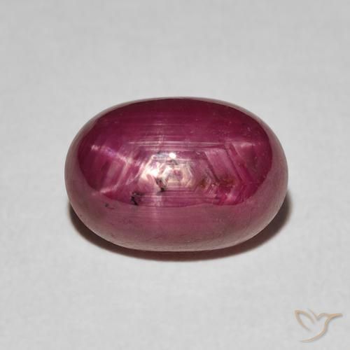 3.84ct Natürlicher Marmelade Rot Sternrubin, Oval, Lichtundurchlässig