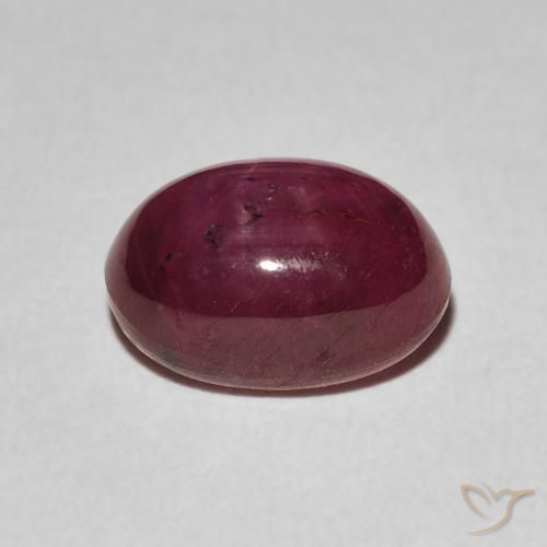 9,17 ctw natürlicher Marmelade Rot Sternrubin, Oval, Lichtundurchlässig