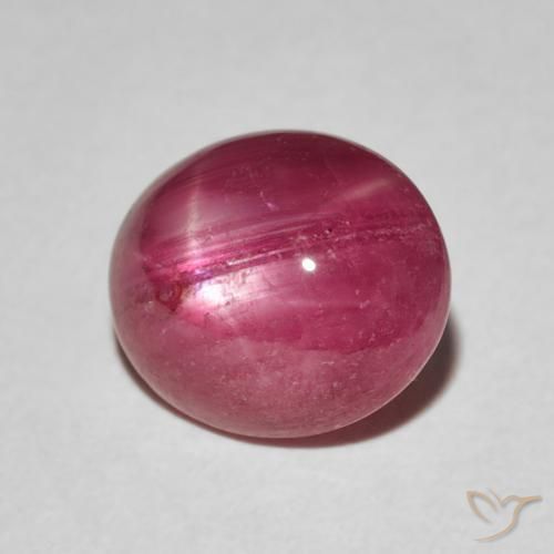 9,17 ctw natürlicher Marmelade Rot Sternrubin, Oval, Lichtundurchlässig