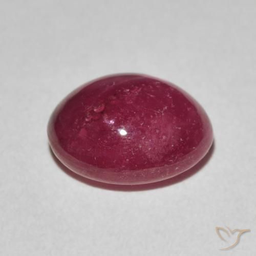 9,17 ctw natürlicher Marmelade Rot Sternrubin, Oval, Lichtundurchlässig