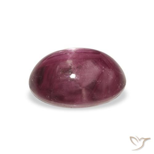 9,17 ctw natürlicher Medium Dark-Purple Sternrubin, Oval, Lichtundurchlässig