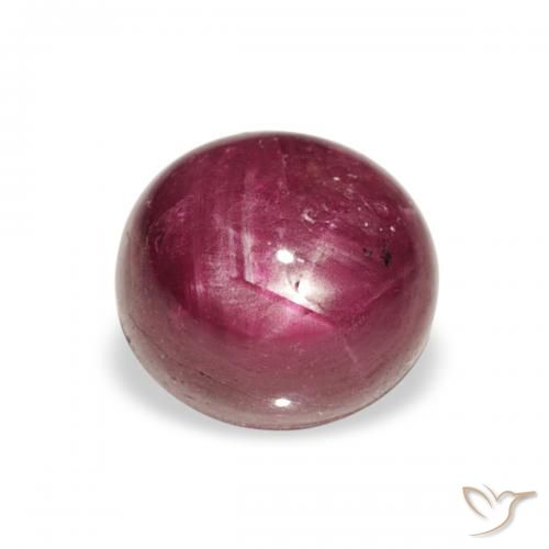 2.81ct Natürlicher Rosaig-lila Sternrubin, Oval, Lichtundurchlässig