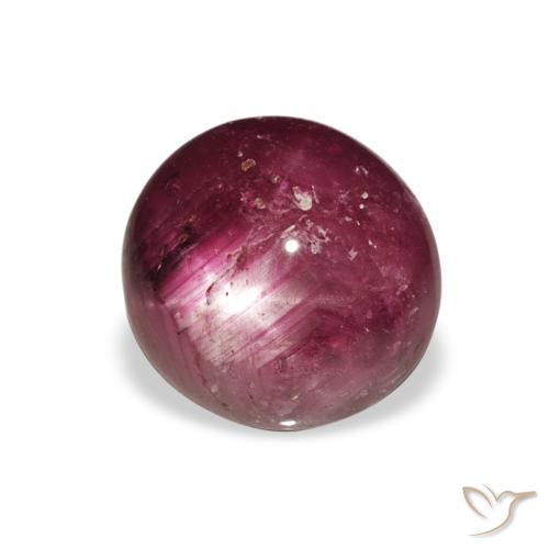9,17 ctw natürlicher Medium Dark-Purple Sternrubin, Runden, Lichtundurchlässig