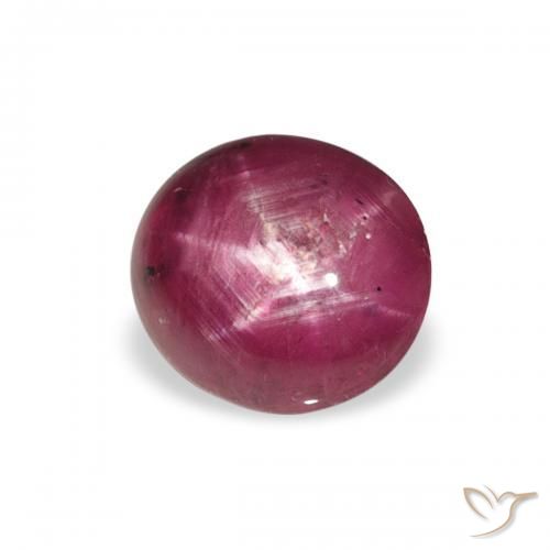 2.50ct Natürlicher Medium Light-Purple Sternrubin, Oval, Lichtundurchlässig