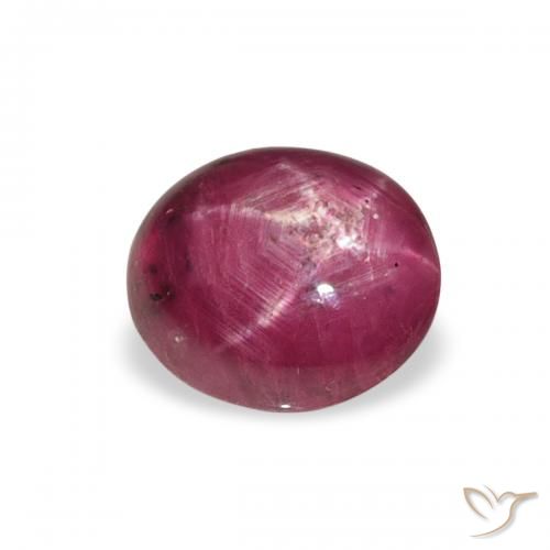 9,17 ctw natürlicher Medium Light-Purple Sternrubin, Oval, Lichtundurchlässig