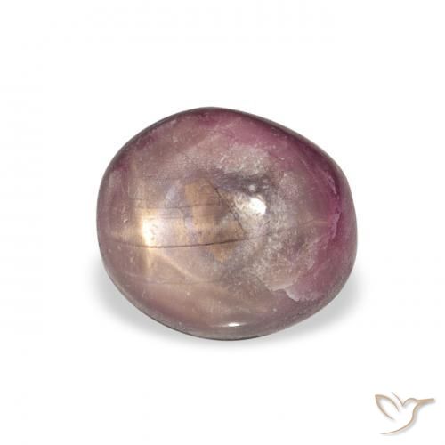 9,17 ctw natürlicher Medium Dark-Purple Sternrubin, Oval, Lichtundurchlässig
