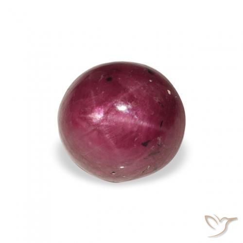 9,17 ctw natürlicher Magenta-Rosa Sternrubin, Oval, Lichtundurchlässig