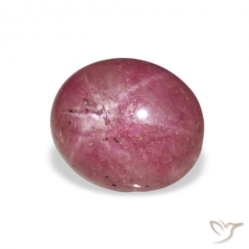 9,17 ctw natürlicher Magenta Sternrubin, Oval, Lichtundurchlässig