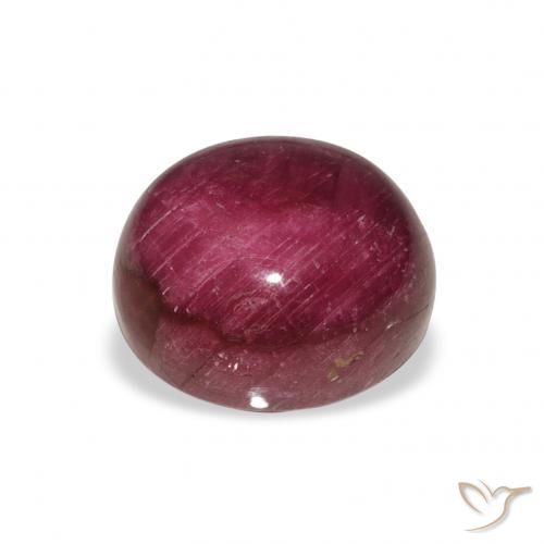 9,17 ctw natürlicher Medium Dark-Purple Sternrubin, Oval, Lichtundurchlässig