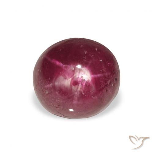 4.52ct Natürlicher Tiefes Magenta Sternrubin, Oval, Lichtundurchlässig