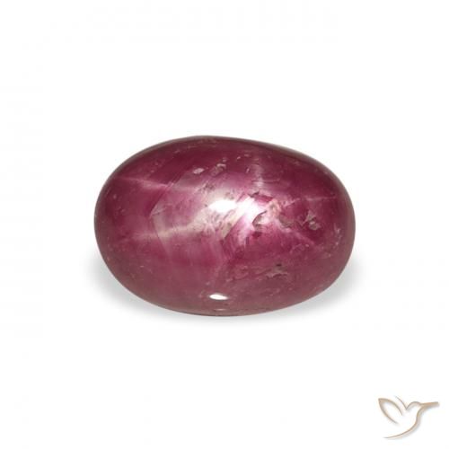2.87ct Natürlicher Medium Light-Purple Sternrubin, Oval, Lichtundurchlässig