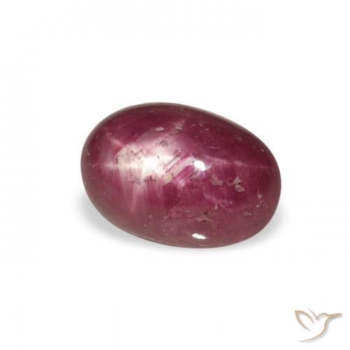 9,17 ctw natürlicher Medium Light-Purple Sternrubin, Oval, Lichtundurchlässig