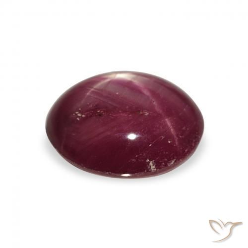 9,17 ctw natürlicher Weinrot Sternrubin, Oval, Lichtundurchlässig