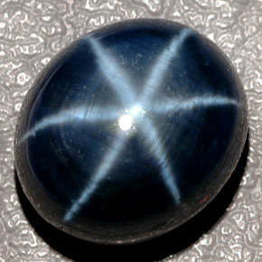 12,43 ctw natürlicher blauer Stern-Saphir, Oval Schliff, Lichtdurchlässig