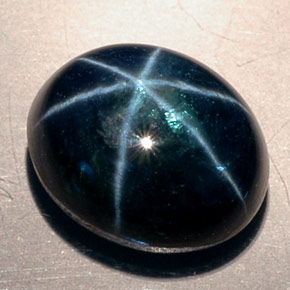11,53 ctw natürlicher blauer Stern-Saphir, Oval Schliff, Lichtdurchlässig