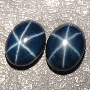  ct natürliche blauer Stern-Saphir-Edelsteine, Oval Schliff, Lichtdurchlässig