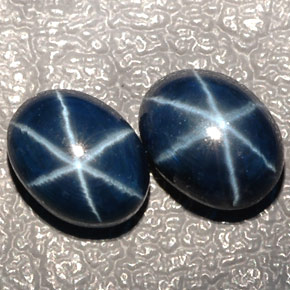  ct natürliche blauer Stern-Saphir-Edelsteine, Oval Schliff, Lichtdurchlässig