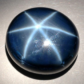 9,17 ctw natürlicher Blau Stern-Saphir, Oval Schliff, Lichtundurchlässig