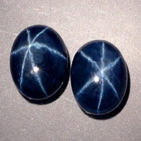  ct natürliche blauer Stern-Saphir-Edelsteine, Oval Schliff, Lichtdurchlässig