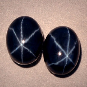  ct natürliche blauer Stern-Saphir-Edelsteine, Oval Schliff, Lichtundurchlässig