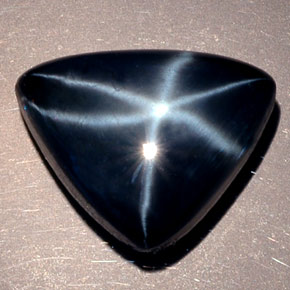 13,29 ctw natürlicher blauer Stern-Saphir, Transparent, Transparent / Lichtdurchlässig