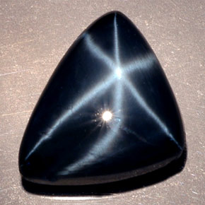 13,29 ctw natürlicher blauer Stern-Saphir, Transparent, Transparent / Lichtdurchlässig