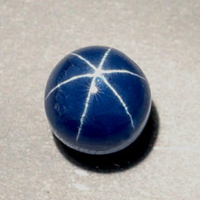 1,89 ctw natürlicher blauer Stern-Saphir, Rundschliff, Lichtundurchlässig