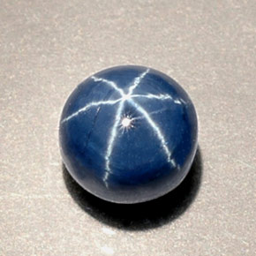 1,92 ctw natürlicher blauer Stern-Saphir, Rundschliff, Lichtundurchlässig