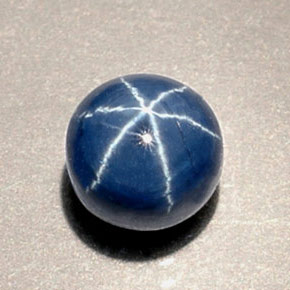 1,92 ctw natürlicher blauer Stern-Saphir, Rundschliff, Lichtundurchlässig