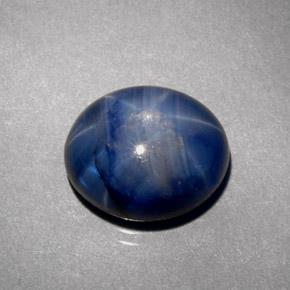 9,17 ctw natürlicher Blau Sternsaphir, Oval Schliff, Lichtundurchlässig